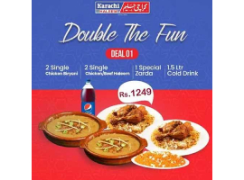 Karachi Haleem Double The Fun Deal 1 For Rs.1249